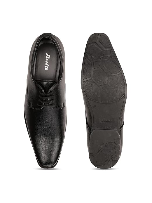 Black Shoes 5 Bata Unisex Formal Shoes