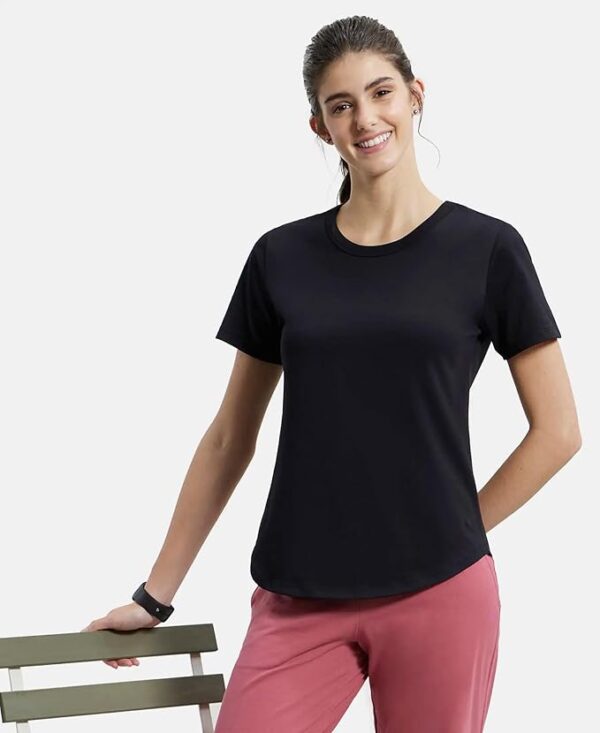 Female Black 5 Jockey Women's T-Shirt (Black)