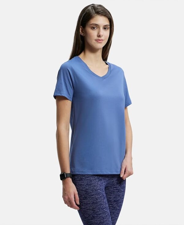 Female Blue 2 Jockey Women's T-Shirt (Blue)