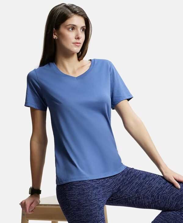 Female Blue 4 Jockey Women's T-Shirt (Blue)