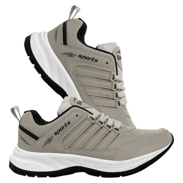 Grey Shoes 2 Nike Unisex Sports Shoes