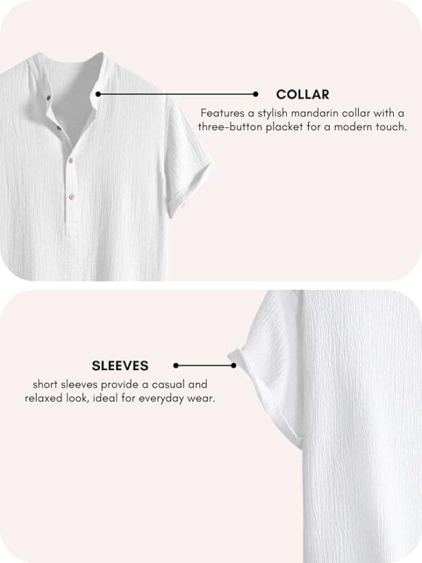 Mens Cotton White Shirt